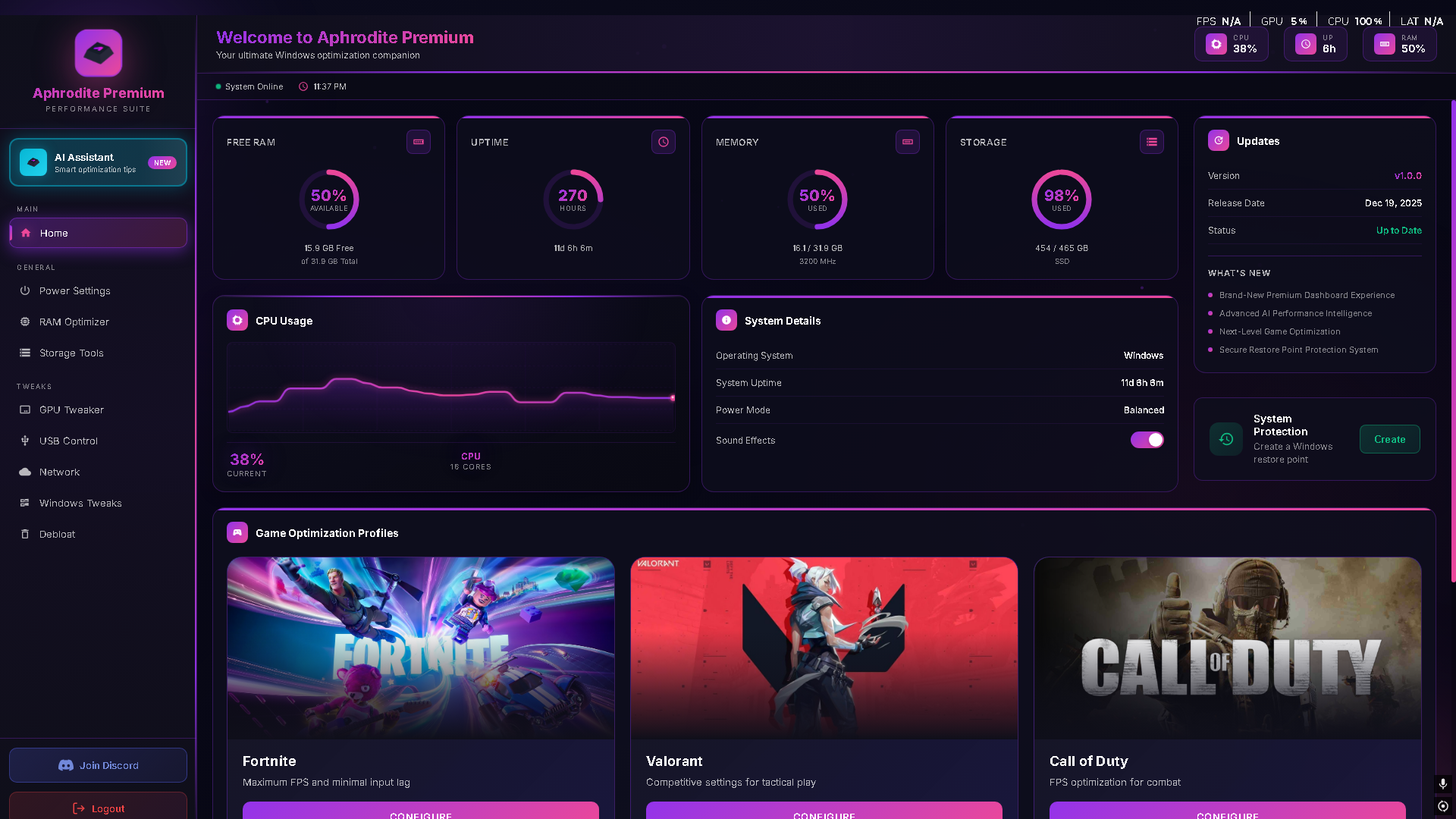 PC Tweaks